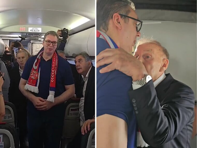 Predsjednik Vučić motiviše reprezentaciju: Pobijedite sve, mi vas dočekujemo kao pobjednike