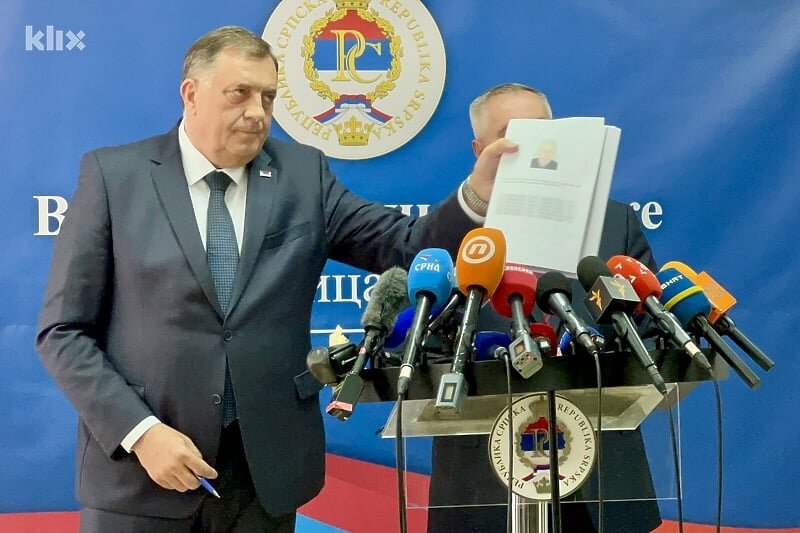 Vlada i Narodna skupština RS će podržati dokument o mirnom razdruživanju, insistiranje na javnoj raspravi