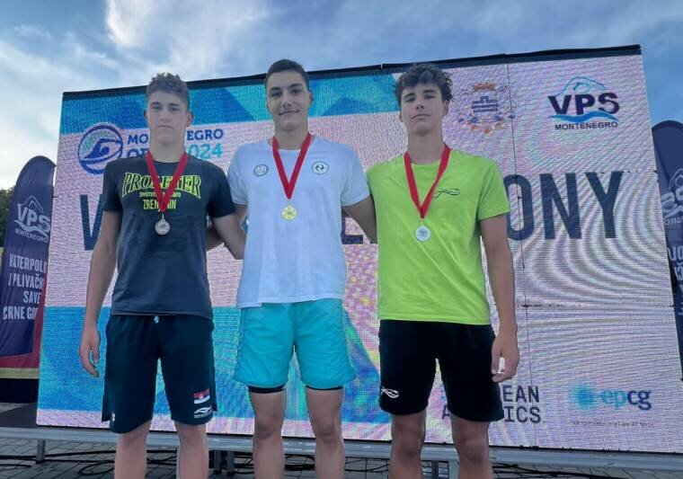 Orka plivač Danis Harmandić obara državni rekord u 100m prsno na Podgorica Open 2024