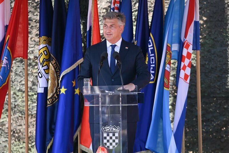 Pobjednički govor Plenkovića u Kninu povodom Dana pobjede u VRO Oluji