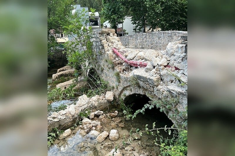 Opasnost za nacionalni spomenik: Oštećenje Ćuprije u Stocu zahtijeva hitnu reakciju