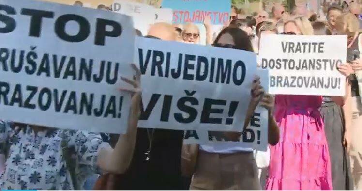 Prosvjetari u borbi za dostojanstvo: Još jedan šamar od Vlade HNK